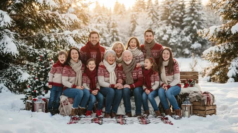 #4 - A Family Photo Session for the Holiday Card (Image Credits: Gemini)
