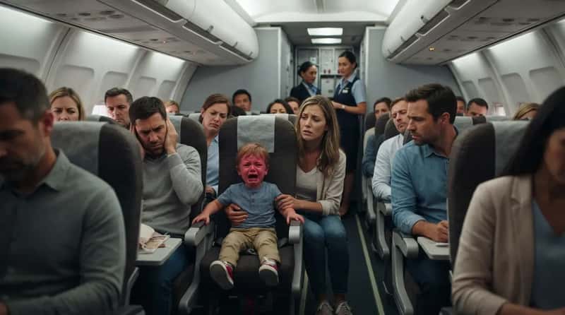 #4 - Letting a Meltdown Escalate for the Whole Cabin to Absorb (Image Credits: Gemini)