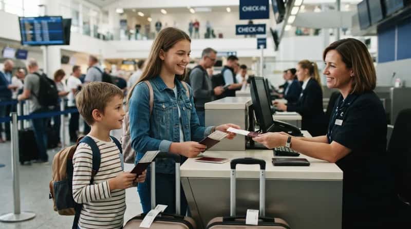 #3 - Siblings Flying Together Can Skip the Unaccompanied Minor Fee (Image Credits: Gemini)