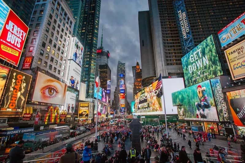 Times Square, New York City (Image Credits: Unsplash)