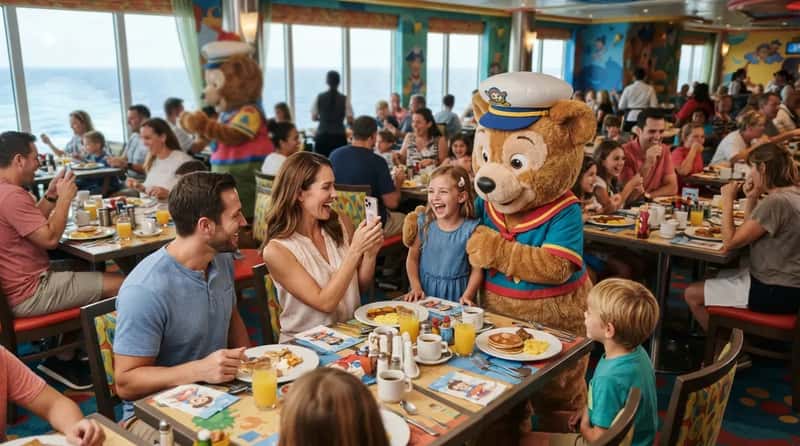 #19 - The Character Breakfast Is the Hardest Reservation of the Entire Week (Image Credits: Gemini)