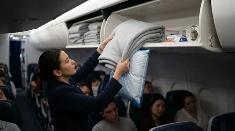 #12 - An Extra Blanket or Pillow on the Overnight Flight (Image Credits: Gemini)