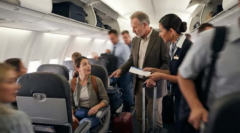 #11 - Sitting in the Wrong Seat Rarely Gets Caught Until Someone Shows Up (Image Credits: Gemini)
