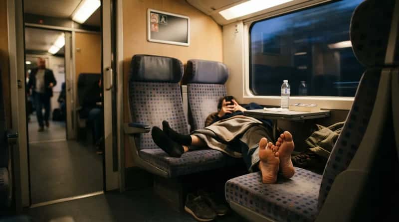 #13 - Putting Bare Feet Where Everyone Else Has to Sit (Image Credits: Gemini)