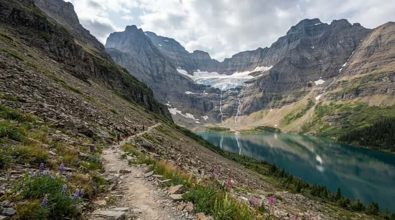 #6 - Mount Rainier Has Wildflower Strolls, but Glacier's Grinnell Trail Ends at a Shrinking Giant (Image Credits: Gemini)