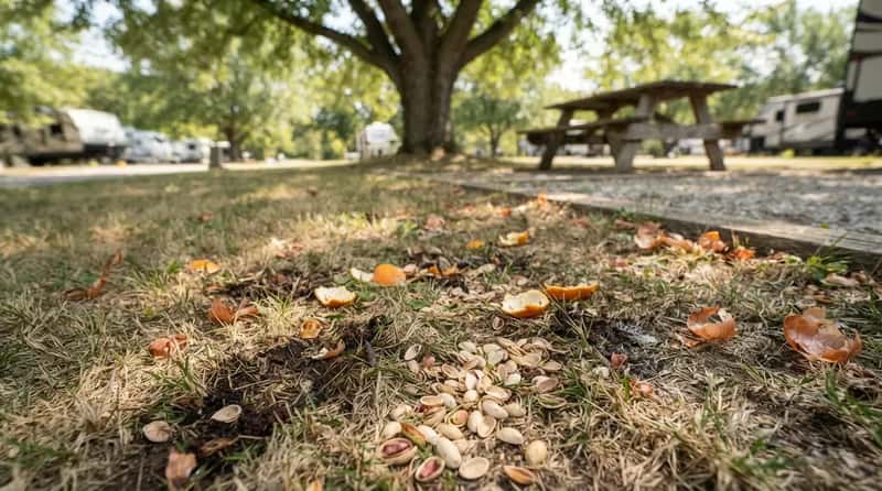 #17 - Tossing "Compostable" Food Scraps in the Grass (Image Credits: Gemini)