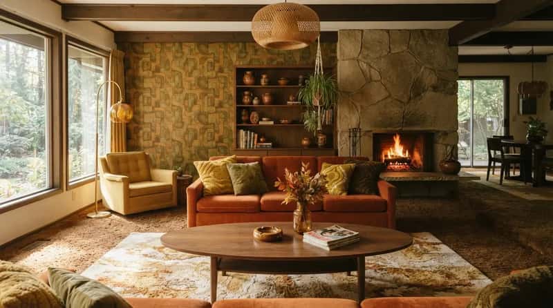 #2 - Earth-Tone Color Palettes Grounded the Entire House (Image Credits: Gemini)