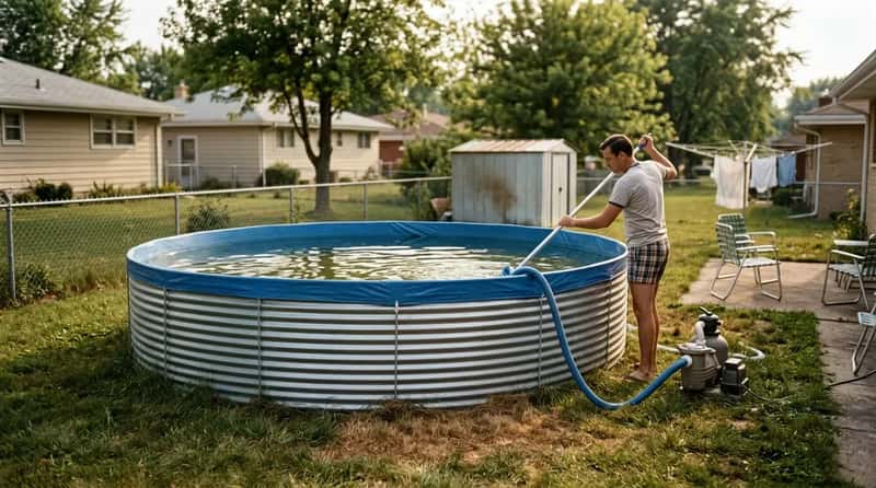 #23 - The Aboveground Pool You Had to Vacuum by Hand (Image Credits: Gemini)
