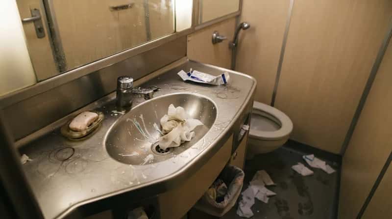 #17 - Treating the Shared Bathroom Like Someone Else's Problem (Image Credits: Gemini)