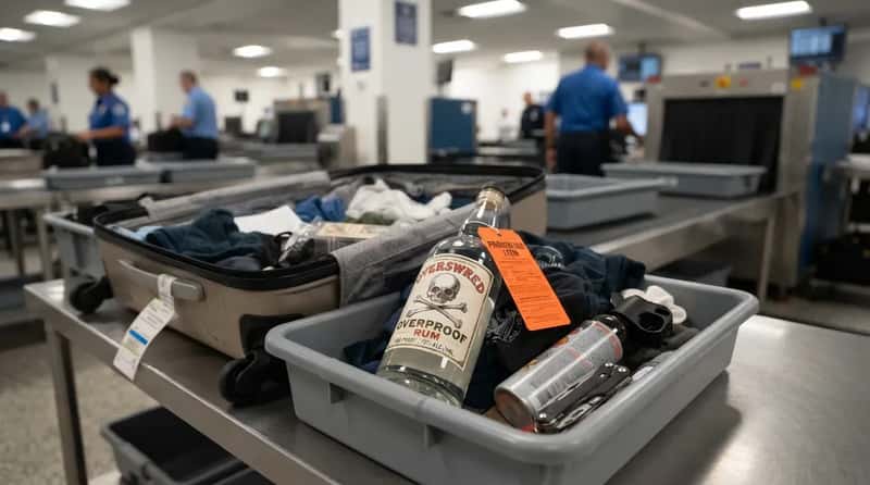 15. High-Proof Liquor Bought Duty-Free (Image Credits: Gemini)