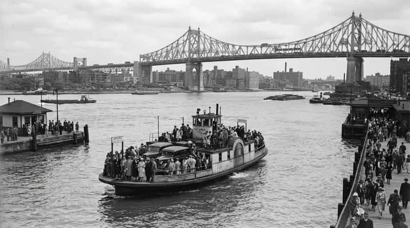 #17 - The NYC Ferry a Bridge Erased From the Map in 1936 (Image Credits: Gemini)