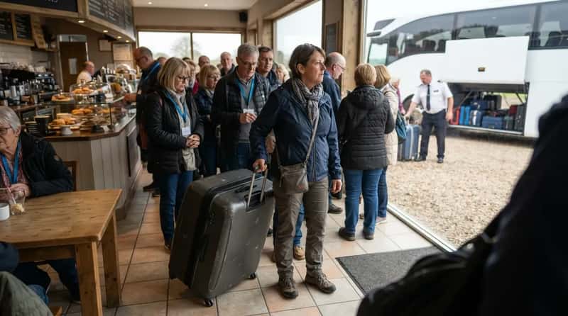 #13 - The 40-Pound Suitcase Dragged Off for a Ten-Minute Coffee Stop (Image Credits: Gemini)