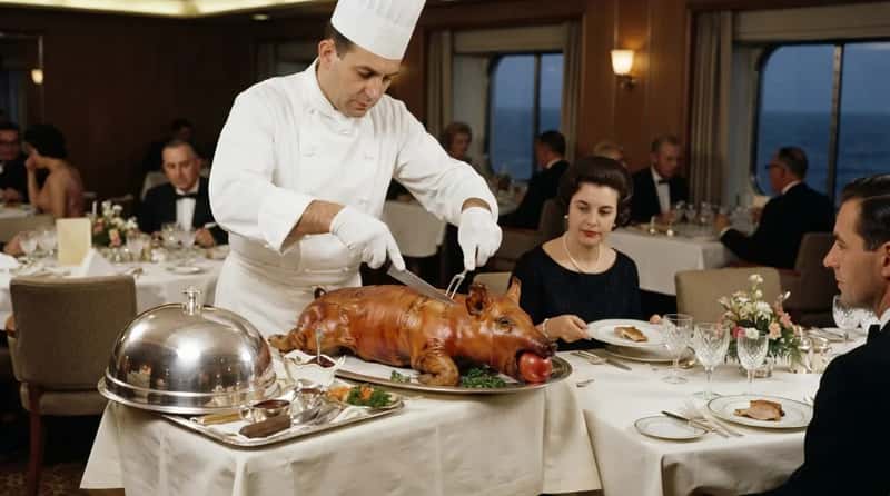 #5 - Suckling Pig, Roasted Whole and Carved at the Table (Image Credits: Gemini)