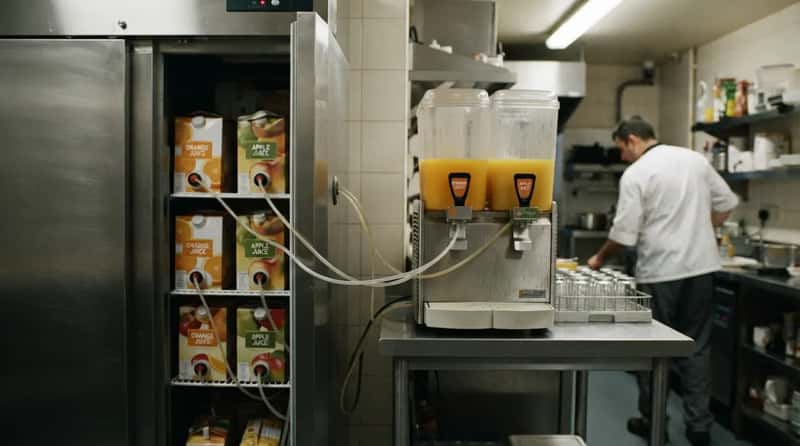 #6 - The Juice Often Comes From a Machine, Not a Squeezer (Image Credits: Gemini)