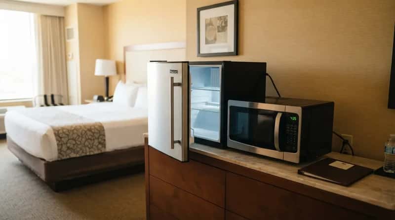 #15 - A Refrigerator or Microwave Added to a Standard Room (Image Credits: Gemini)