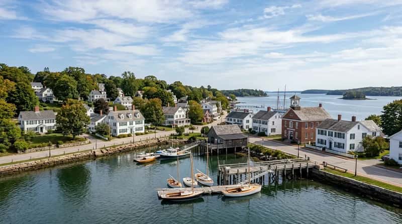 #22 – Castine, Maine: A Colonial Harbor Nobody Talks About (Image Credits: Gemini)