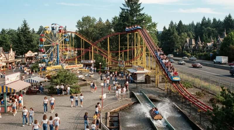 #19 - Thrill-Ville USA: The Roadside Park Next to a Fairy-Tale Forest (Image Credits: Gemini)