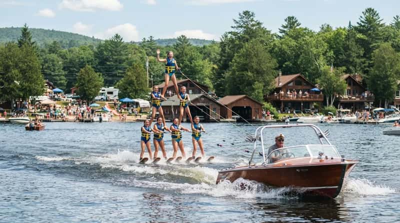 #10 - The Water-Ski Show Every Kid Practiced All Summer (Image Credits: Gemini)