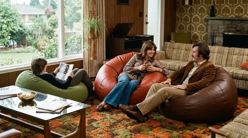 #7 - Beanbag Chairs Scattered Around the Floor as Primary Seating (Image Credits: Gemini)