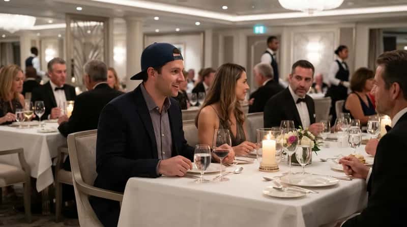 #11 - The Baseball Cap at the Candlelit Table (Image Credits: Gemini)