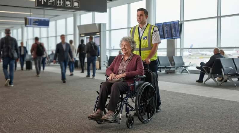 #5 - Wheelchair Help From Curb to Gate Costs Nothing (Image Credits: Gemini)
