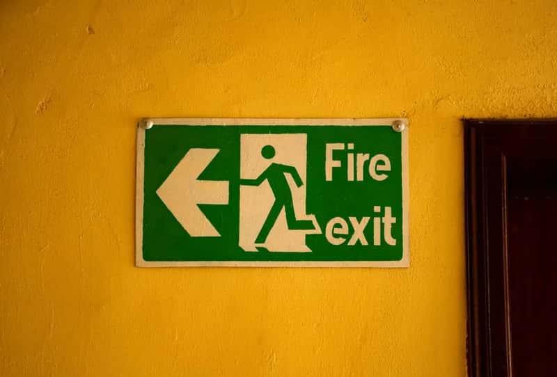 Why It's Posted on the Back of the Door (Image Credits: Pexels)