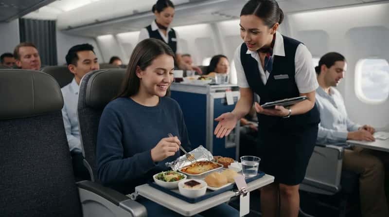 5. Some Passengers Order Special Meals Just to Eat Sooner (Image Credits: Gemini)