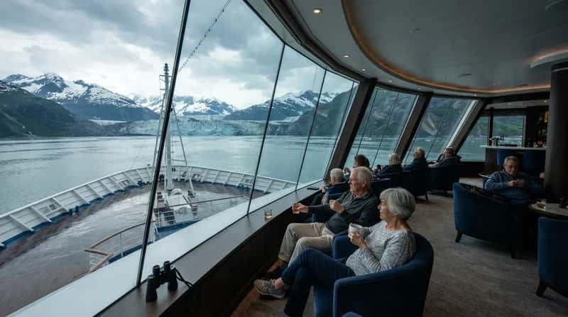 #11 - The Forward Observation Lounge: The Best Glass Seat Aboard (Image Credits: Gemini)