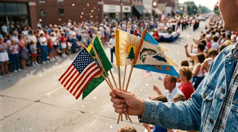 #12 - Small Felt Flags on Wooden Sticks (Image Credits: Gemini)