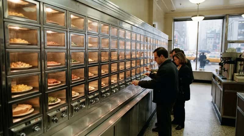 #2 - Coin-Operated Comfort Food Vanished From New York Almost Overnight (Image Credits: Gemini)