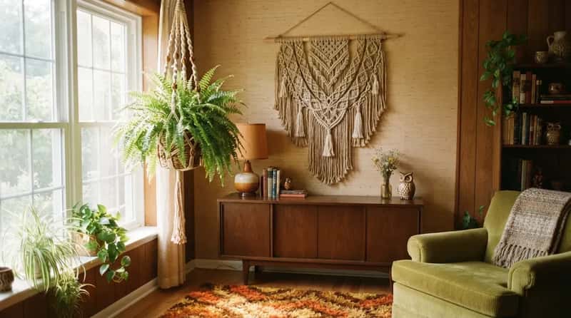 #11 - Macrame Wall Hangings Softened Every Corner (Image Credits: Gemini)