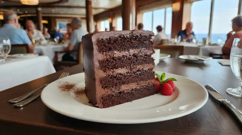 #5 - The 7-Layer Chocolate Cake Gone From Sea Day Brunch (Image Credits: Gemini)