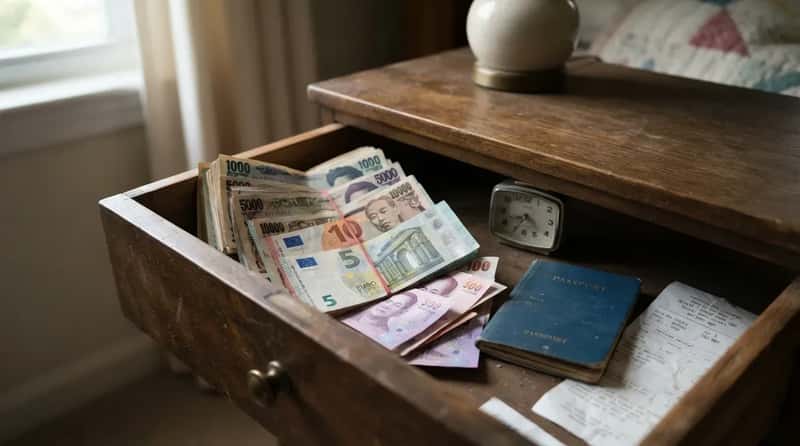 9. The Wad of Foreign Cash That Comes Home Untouched (Image Credits: Gemini)