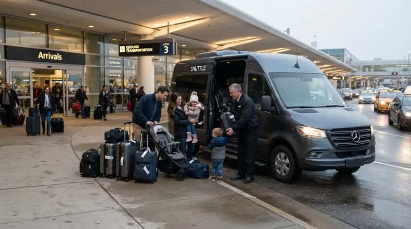 #6 - A Rideshare or Airport Shuttle, Pre-Booked (Image Credits: Gemini)