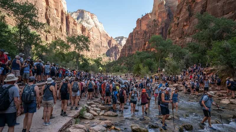 #8 - Zion: Five Million Visitors in One Canyon (Image Credits: Gemini)