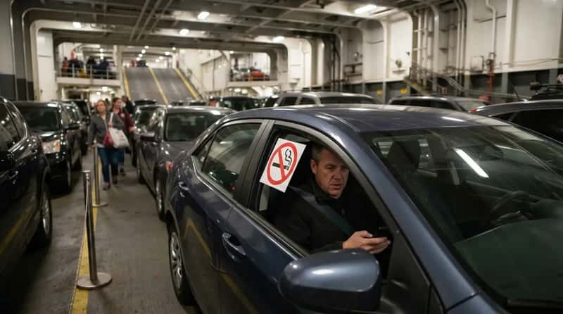 #2 - Smoking Bans Apply Even Inside Your Own Parked Car (Image Credits: Gemini)