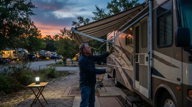 #12 - Rolling Up the Awning Before the Wind Picks a Fight (Image Credits: Gemini)