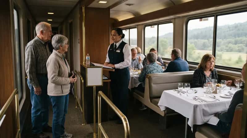 #8 - They Wait to Be Seated in the Dining Car, Never Walk In and Grab a Spot (Image Credits: Gemini)