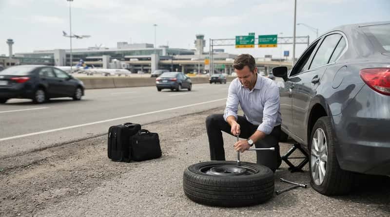 #6 - The "Flat-Tire Rule" Is a Favor, Not a Law (Image Credits: Gemini)