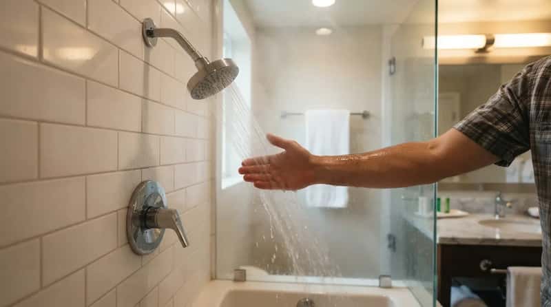 #10 - They Test Water Pressure and Hot Water Speed Immediately (Image Credits: Gemini)