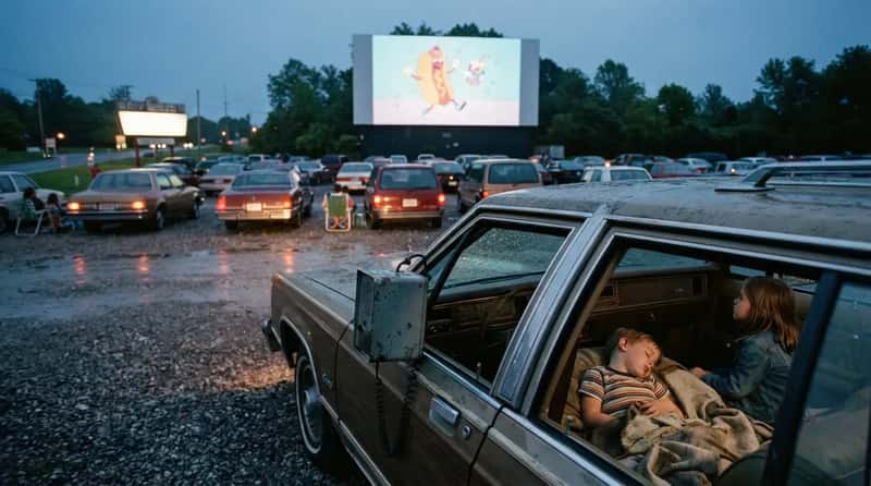 #15 - The Drive-In Movie Theater That Almost Didn't Survive the Decade (Image Credits: Gemini)