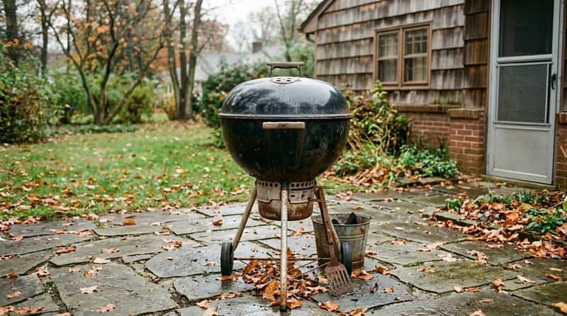 #24 - The Charcoal Kettle Grill Sitting Out All Year (Image Credits: Gemini)