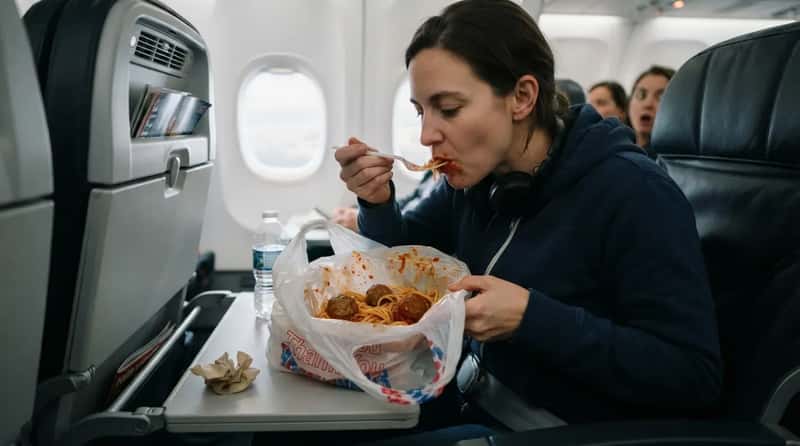 #21 - The Spaghetti Dinner Eaten Straight From a Plastic Bag (Image Credits: Gemini)