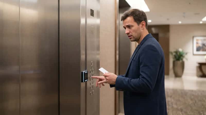 #4 - The Elevator That “Won't Move” Until You Tap Your Key (Image Credits: Gemini)