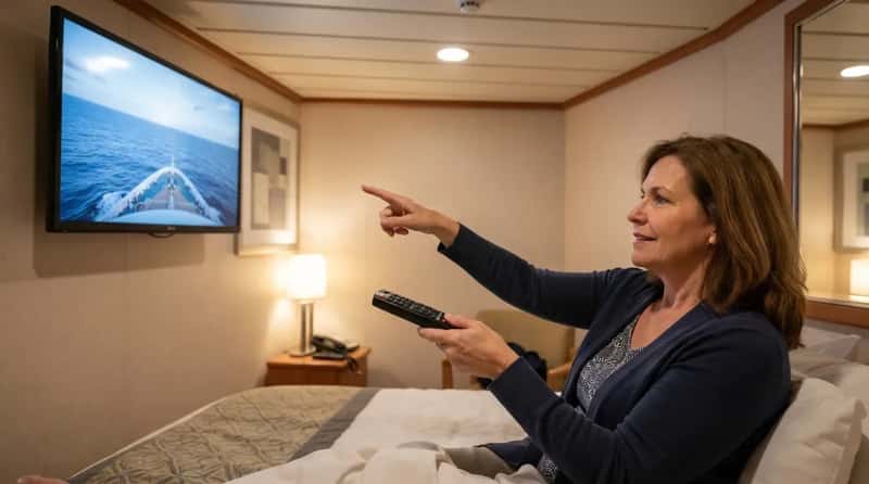 #16 - They Find the Secret Camera Channel on Their Cabin TV (Image Credits: Gemini)