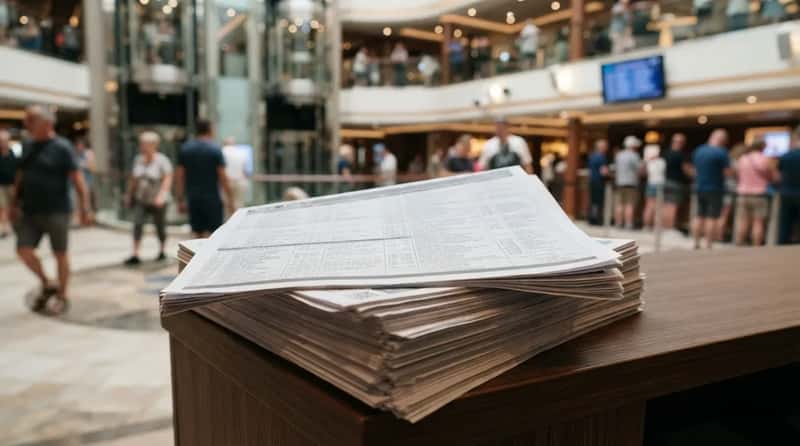 #5 - The Daily Schedule Is Printed Before the Ship Even Leaves (Image Credits: Gemini)