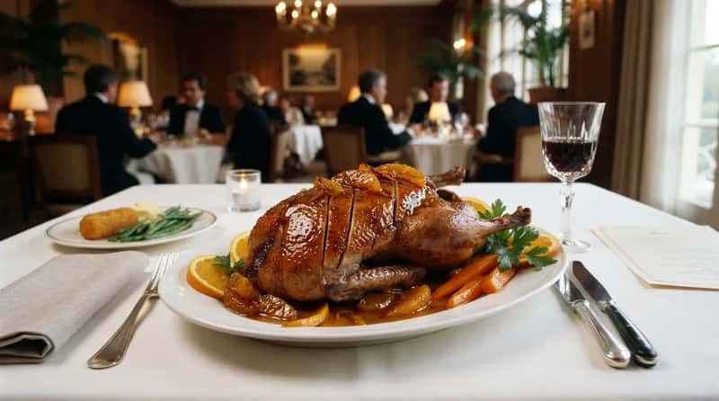 #12 - Duck a l'Orange Signaled a "Serious" Resort Dining Room (Image Credits: Gemini)