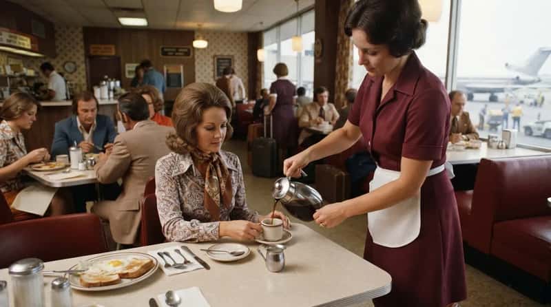 #11 - Percolated Coffee Brewed and Refilled Tableside (Image Credits: Gemini)