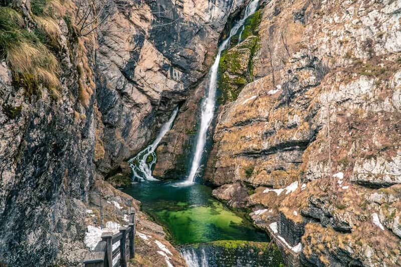 Savica Waterfall and Its Many Steps (Image Credits: Unsplash)