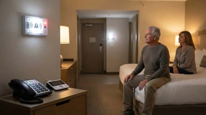 #4 - Hearing-Friendly Rooms With Flashing Alarms and Door Alerts (Image Credits: Gemini)
